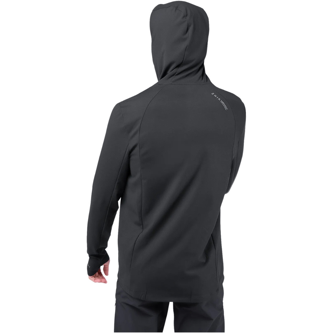 2026 Zhik Mens Motion Long Sleeve Hooded Top ATP-0100-M-ANT - Anthracrite